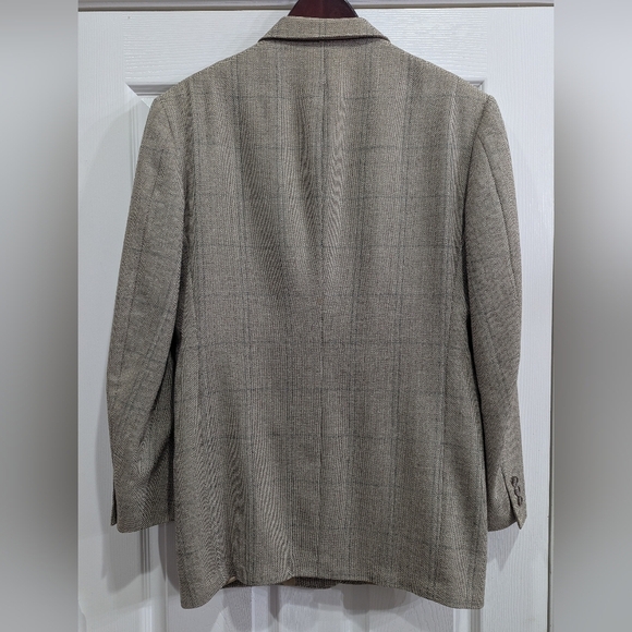Vintage Pierre Cardin 100% Pure Wool Tailored Sport Coat, Brown, 44R - Picture 2 of 16